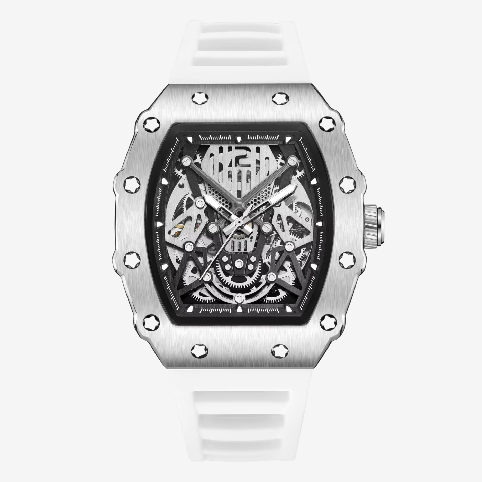 ChronoSport White - Automatic Skeleton Sport Watch