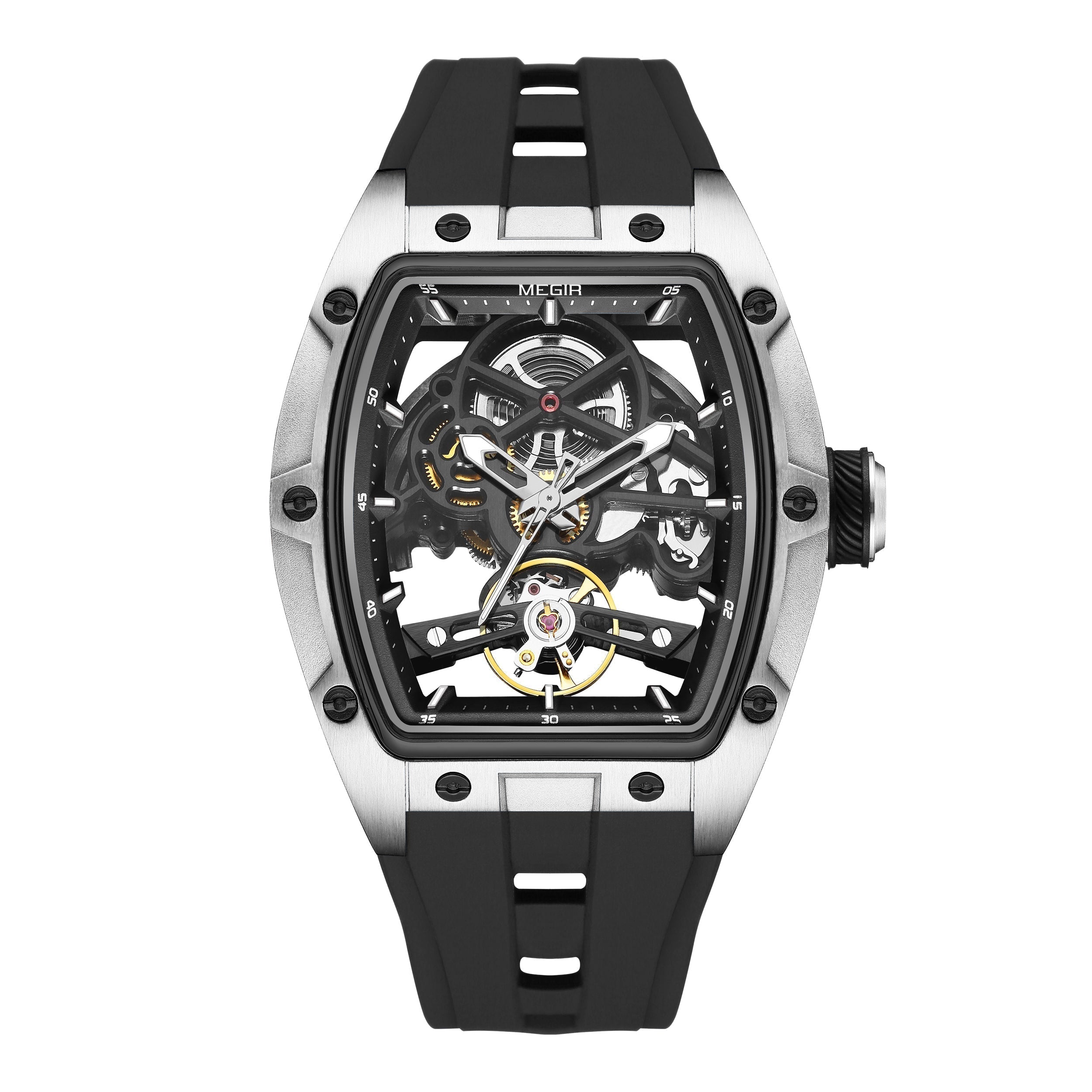 ChronoSport Black - Automatic Skeleton Sport Watch